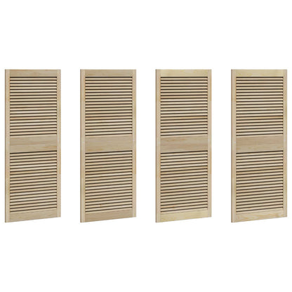 Porta per Armadio 4 pcs Naturale 140,5 x 2,1 x 59,5 cm