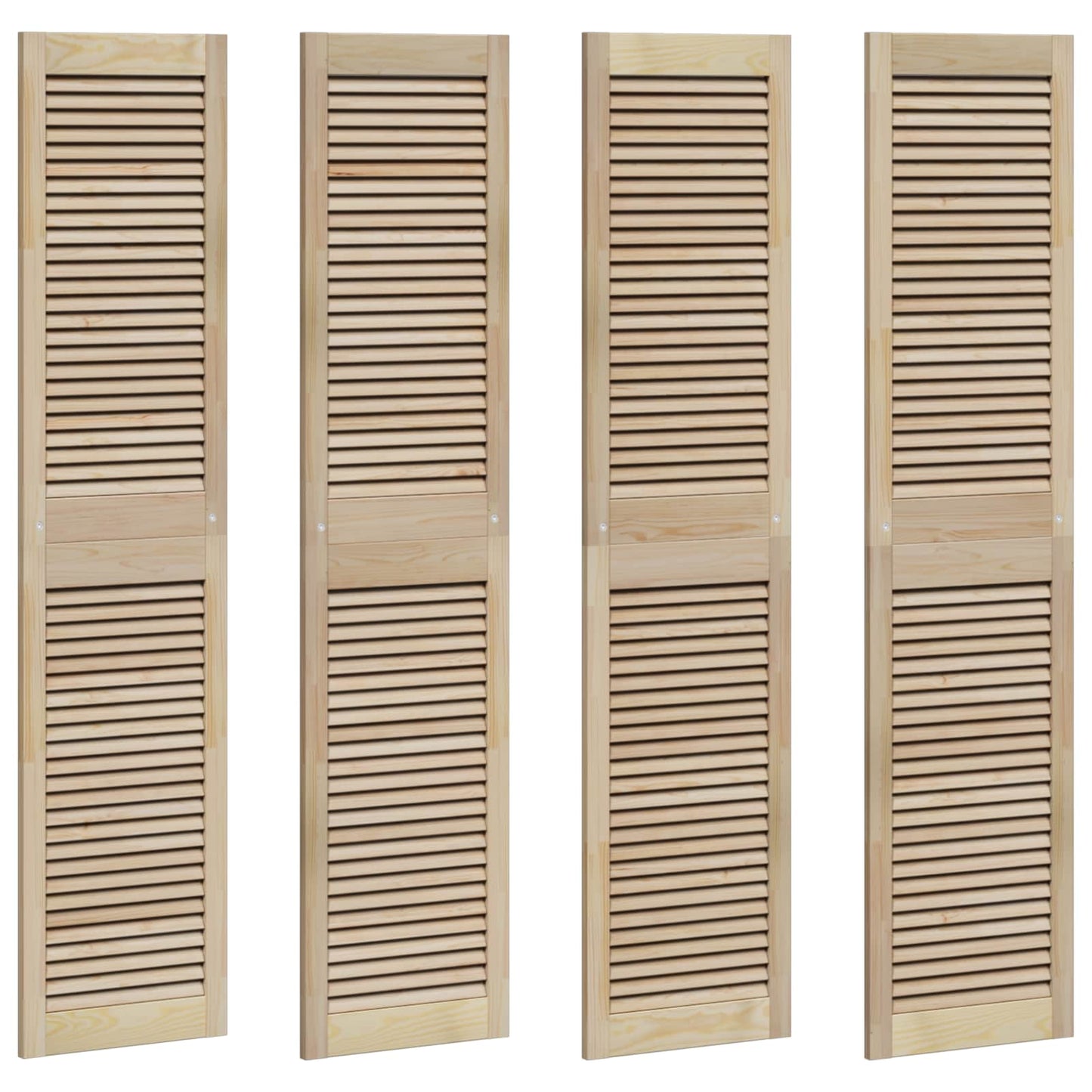 Porta per Armadio con porta 4 pcs Naturale 170 x 2,1 x 39,5 cm