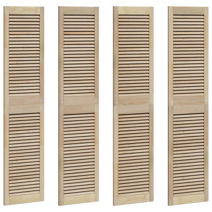 Porta per Armadio con porta 4 pcs Naturale 170 x 2,1 x 39,5 cm