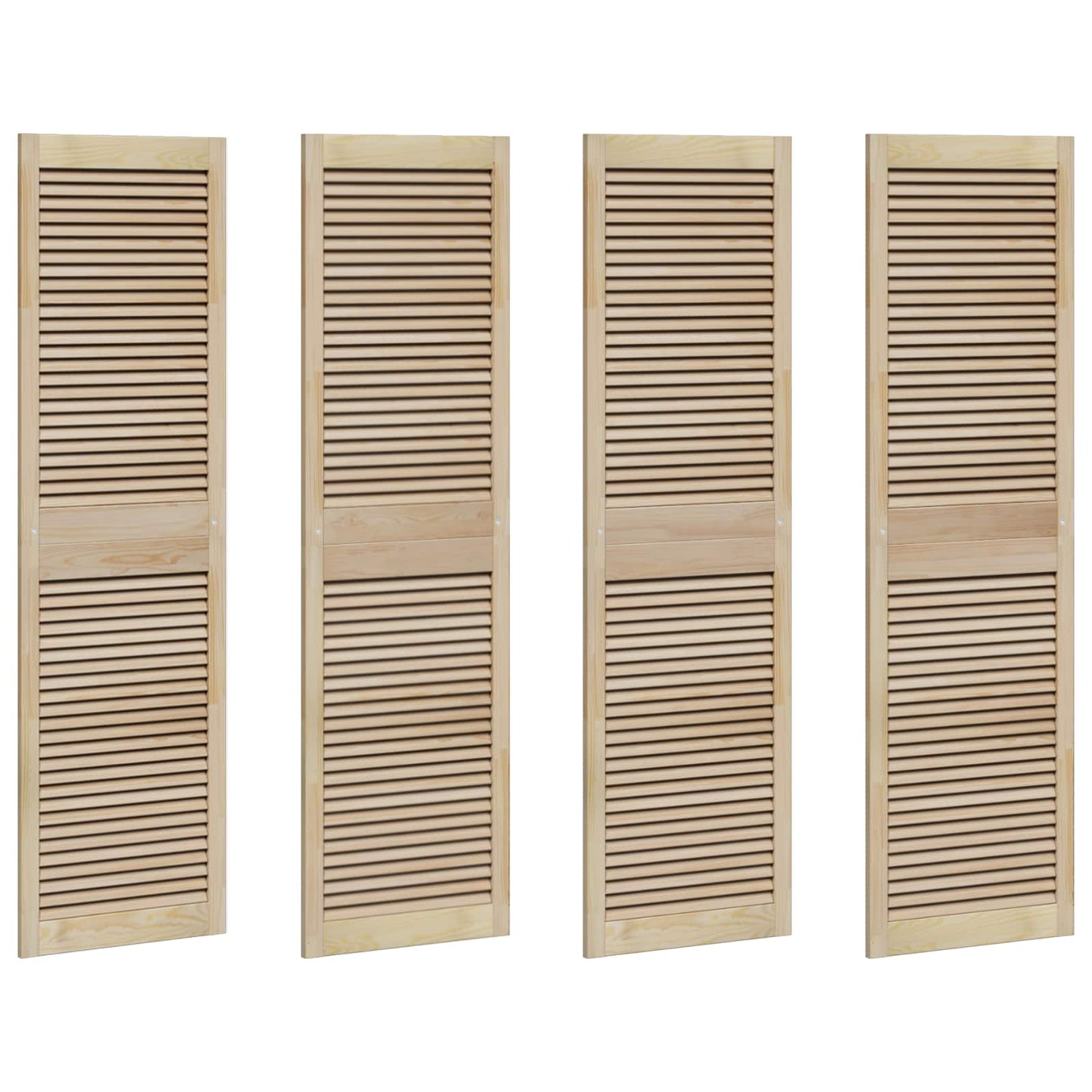 Porta per Armadio con porta 4 pcs Naturale 170 x 2,1 x 49,5 cm