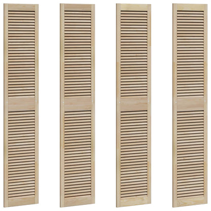 Porta per Armadio con porta 4 pcs Naturale 201 x 2,1 x 39,5 cm