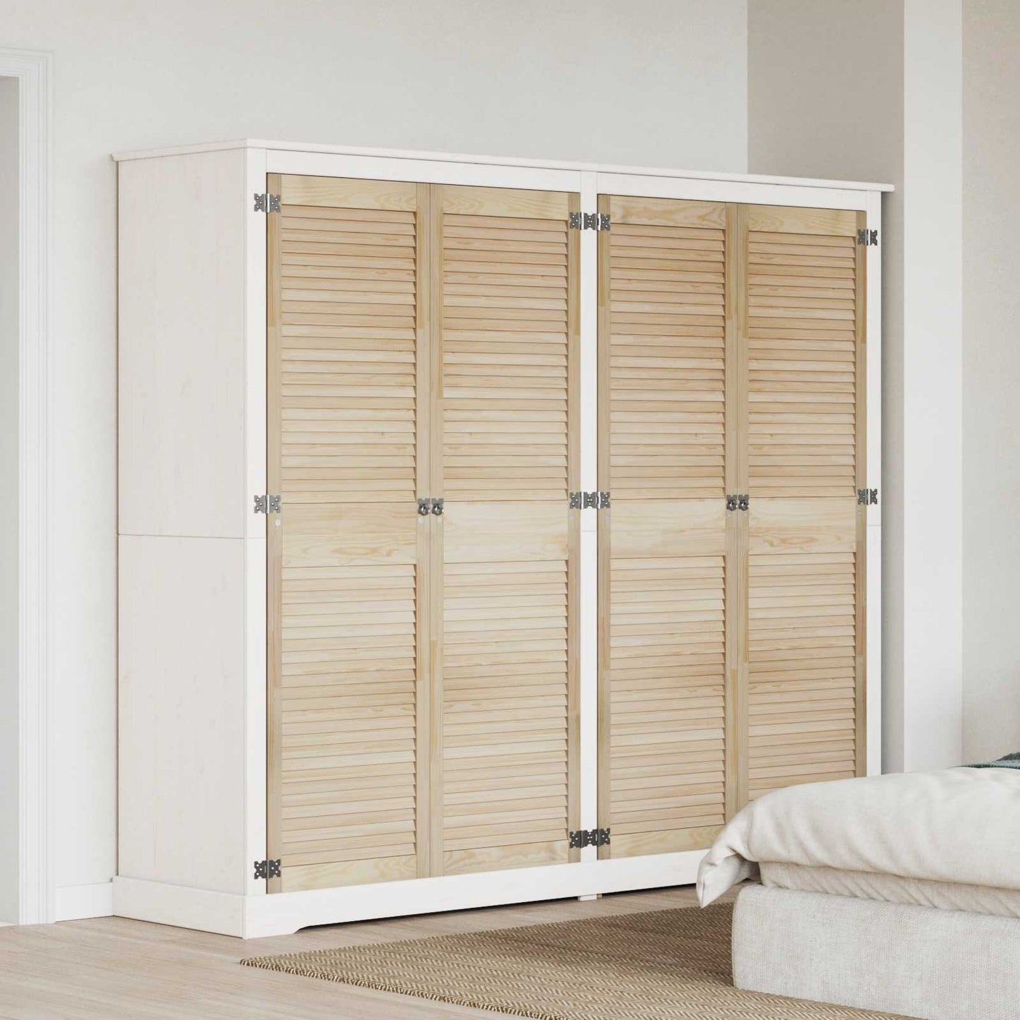 Porta per Armadio con porta 4 pcs Naturale 201 x 2,1 x 49,5 cm