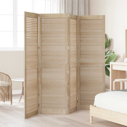Porta per Armadio con porta 4 pcs Naturale 201 x 2,1 x 49,5 cm