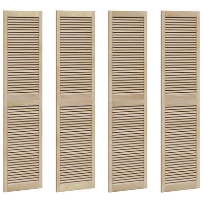 Porta per Armadio con porta 4 pcs Naturale 201 x 2,1 x 49,5 cm