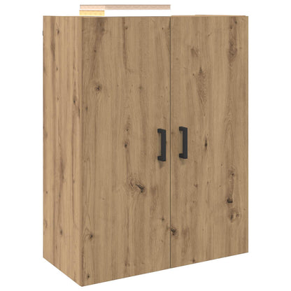 Mobiletto a muro 2 pcs Rovere artigianale 69,5 x 34 x 90 cm