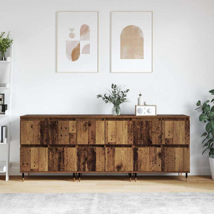 Armadio 3 pcs Legno vecchio 60 x 35 x 70 cm