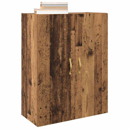 Mobiletto a muro 2 pcs Legno vecchio 69,5 x 34 x 90 cm