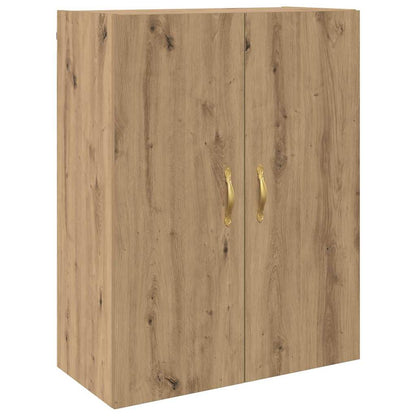 Mobiletto a muro 2 pcs Rovere artigianale 69,5 x 34 x 90 cm