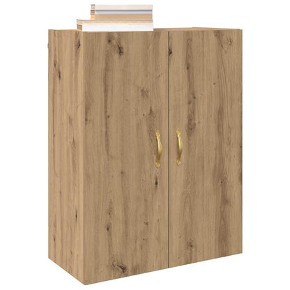 Mobiletto a muro 2 pcs Rovere artigianale 69,5 x 34 x 90 cm