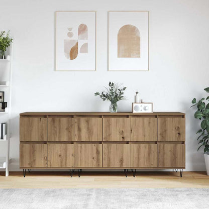 Sideboards 3 pcs rovere artigianale 180 x 35 x 70 cm