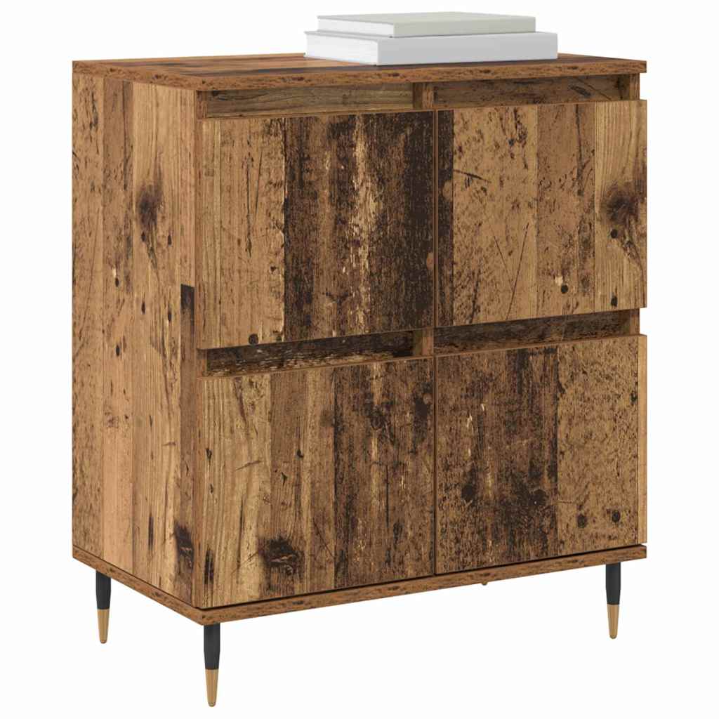 Armadio 2 pcs Legno vecchio 60 x 35 x 70 cm