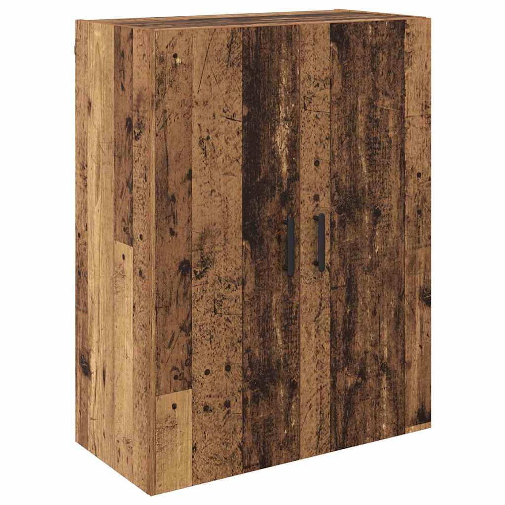 Mobiletto a muro 2 pcs Legno vecchio 69,5 x 34 x 90 cm