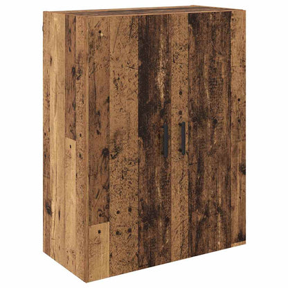 Mobiletto a muro 2 pcs Legno vecchio 69,5 x 34 x 90 cm