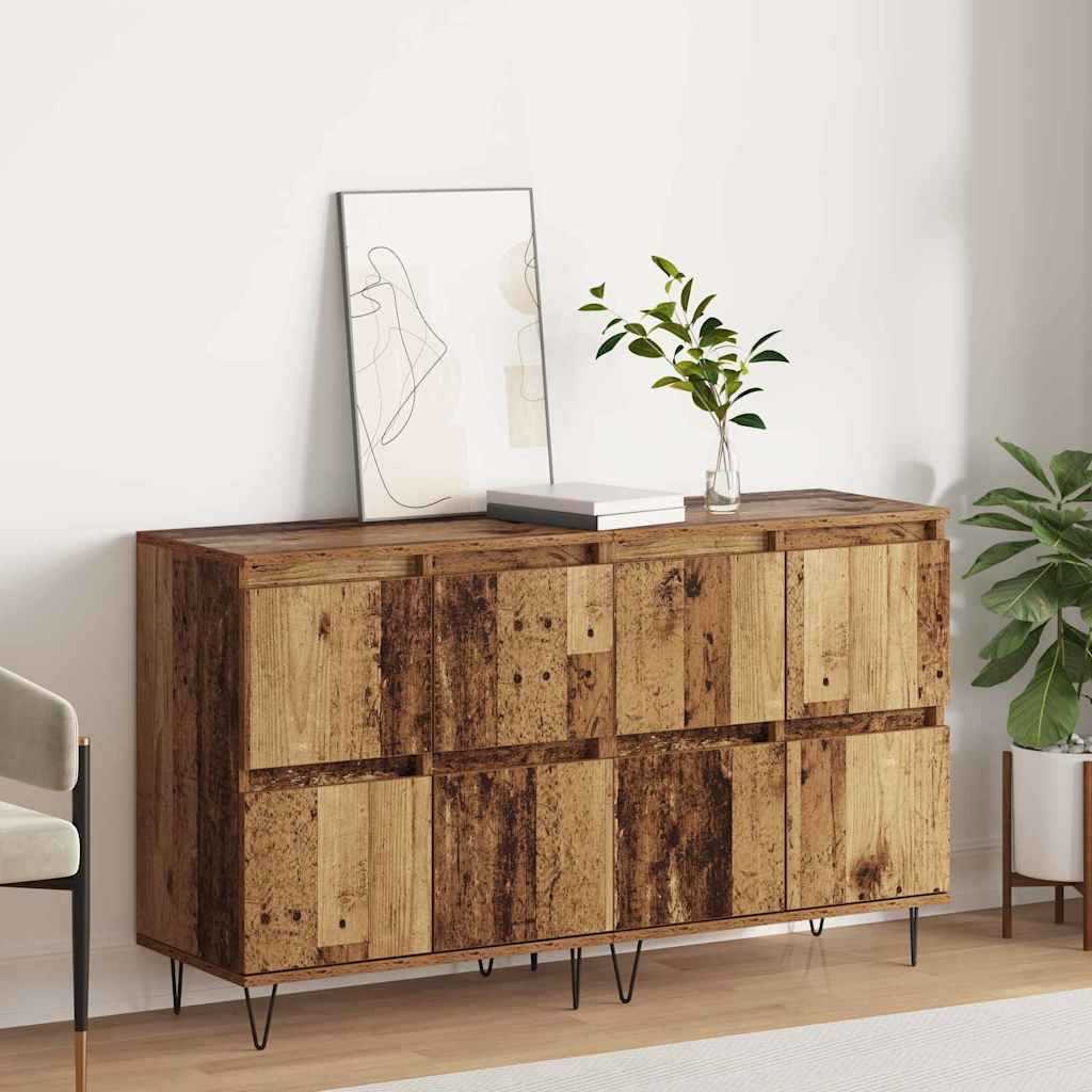 Sideboards 2 pcs Legno vecchio 120 x 35 x 70 cm