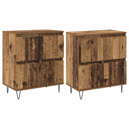 Sideboards 2 pcs Legno vecchio 120 x 35 x 70 cm