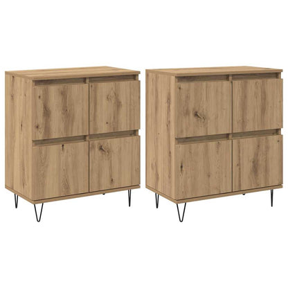 Sideboards 2 pcs rovere artigianale 120 x 35 x 70 cm