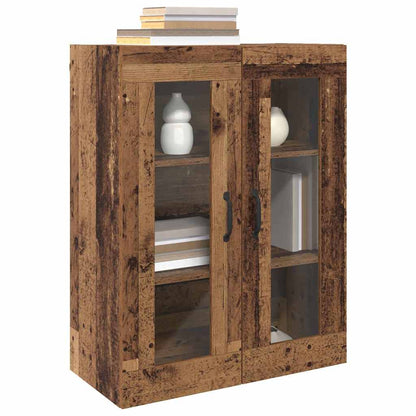 Armadi da Muro 2 pcs Legno vecchio 69,5 x 34 x 90 cm