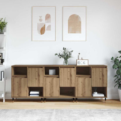 Sideboards 3 pcs rovere artigianale 180 x 35 x 70 cm