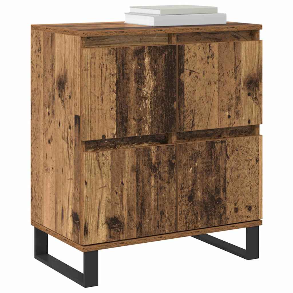 Credenza 2 pcs Legno vecchio 60 x 35 x 70 cm