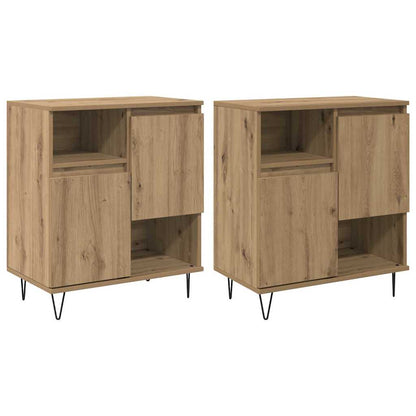 Credenza 2 pcs Rovere artigianale 60 x 35 x 70 cm