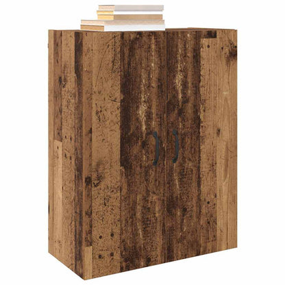 Mobiletto a muro 2 pcs Legno vecchio 69,5 x 34 x 90 cm