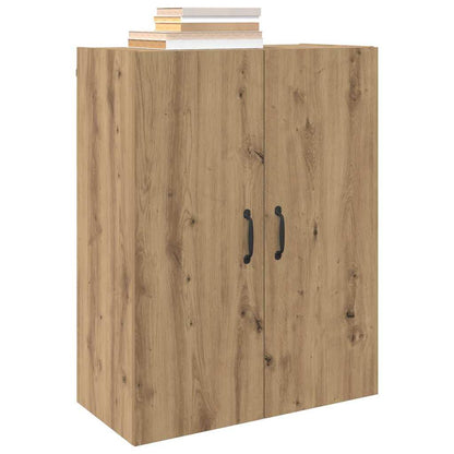 Mobiletto a muro 2 pcs Rovere artigianale 69,5 x 34 x 90 cm