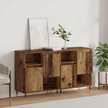 Sideboards 2 pcs Legno vecchio 120 x 35 x 70 cm