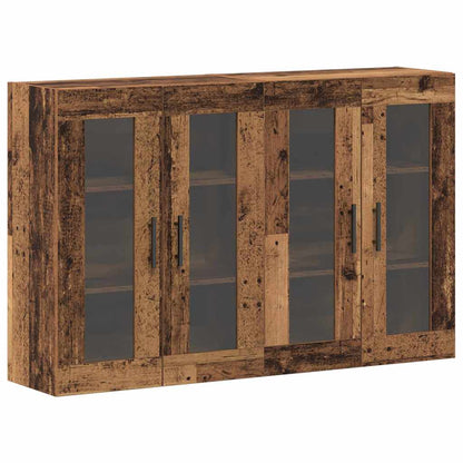 Armadi da Muro 2 pcs Legno vecchio 69,5 x 34 x 90 cm