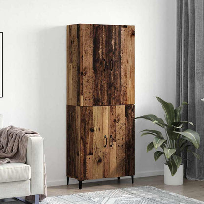 Credenza 2 pcs Legno vecchio Legno multistrato