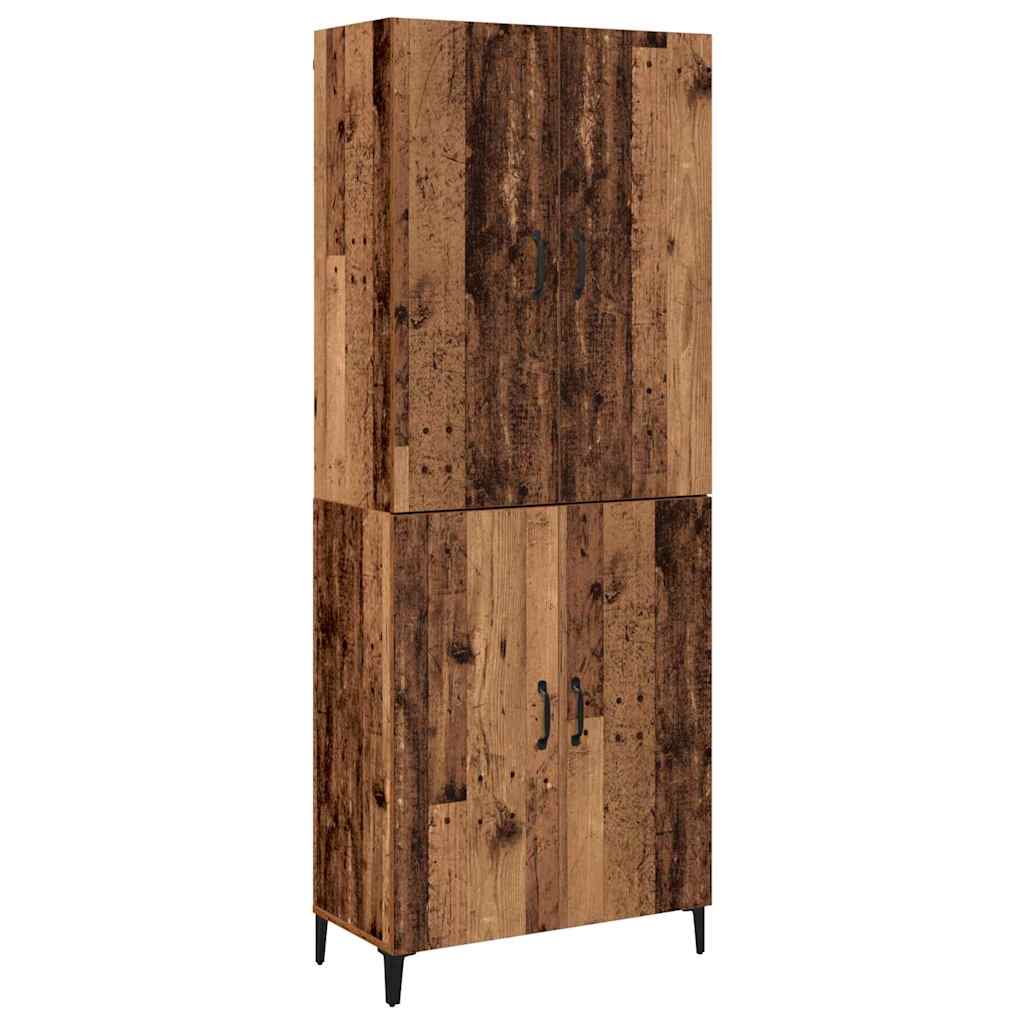 Credenza 2 pcs Legno vecchio Legno multistrato