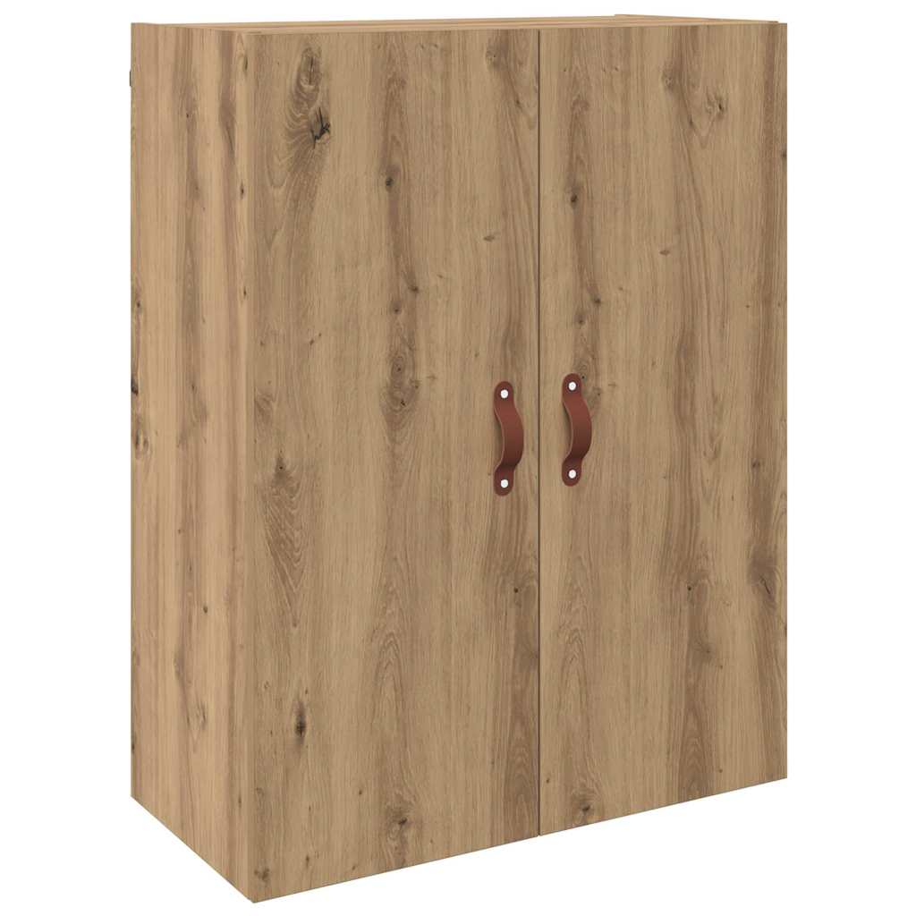 Mobiletto a muro 2 pcs Rovere artigianale 69,5 x 34 x 90 cm