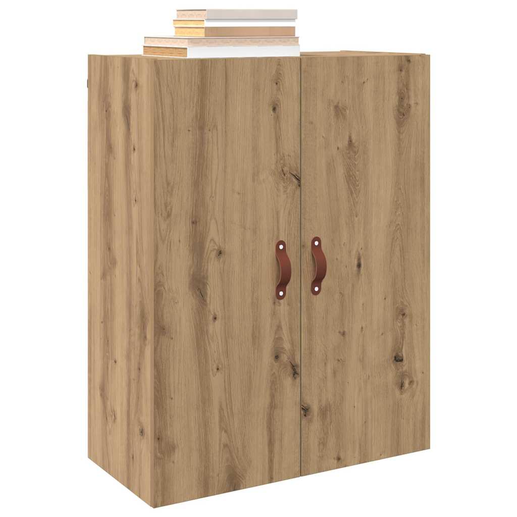 Mobiletto a muro 2 pcs Rovere artigianale 69,5 x 34 x 90 cm