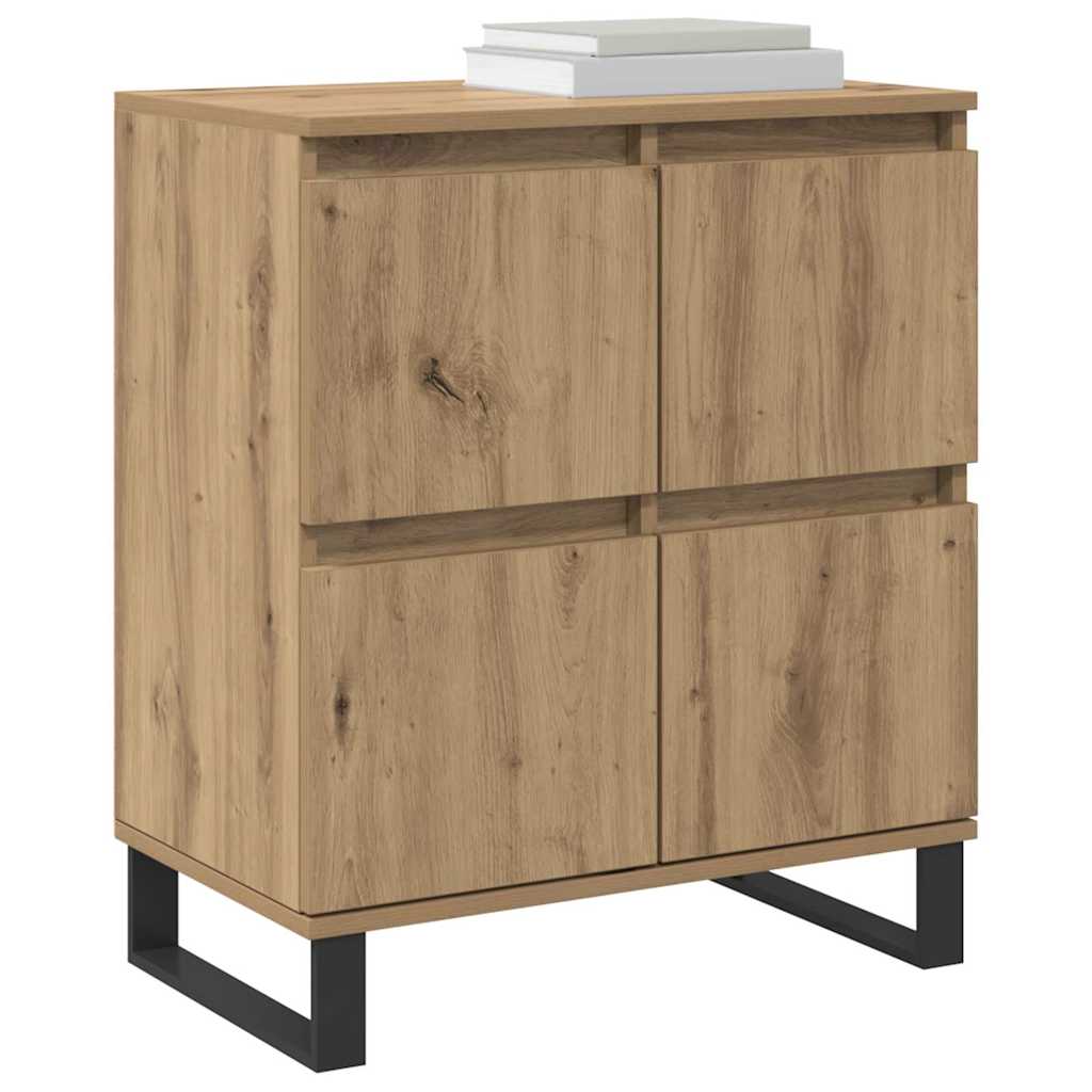Credenza 3 pcs Rovere artigianale 60 x 35 x 70 cm