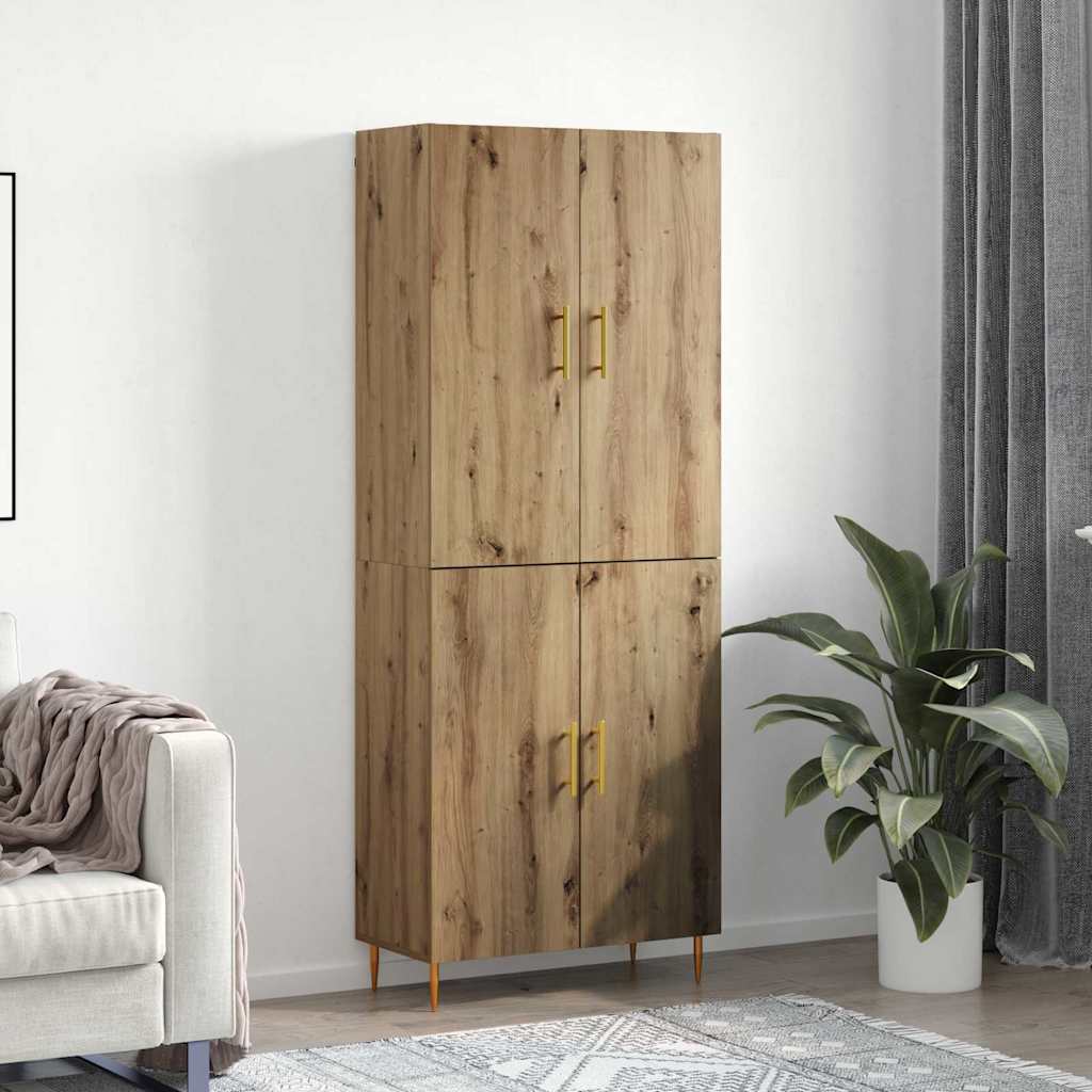 Credenza rovere artigianale 69,5 x 34 x 180 cm