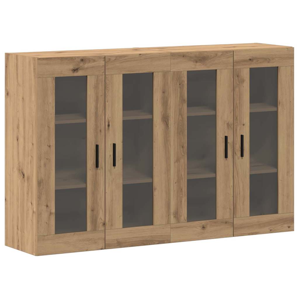 Armadi da Muro 2 pcs rovere artigianale 69,5 x 34 x 90 cm