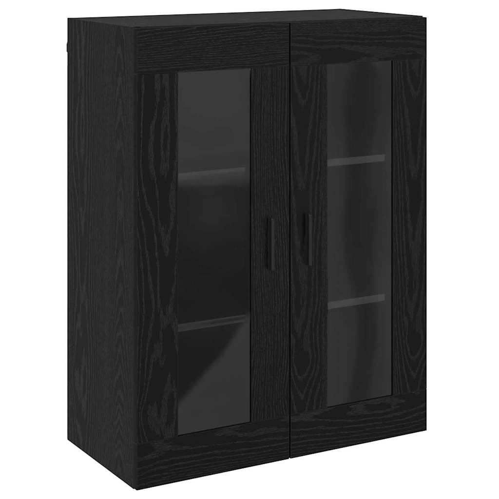 Armadi da Muro 2 pcs Rovere nero 69,5 x 34 x 90 cm