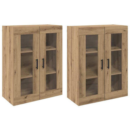 Armadi da Muro 2 pcs rovere artigianale 69,5 x 34 x 90 cm