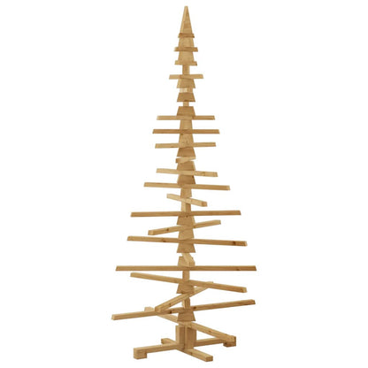 Albero di Natale in legno Marrone 180 cm Legno di pino massello