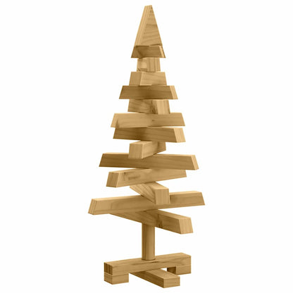 Alberi di Natale Marrone 60 cm Legno di pino massello