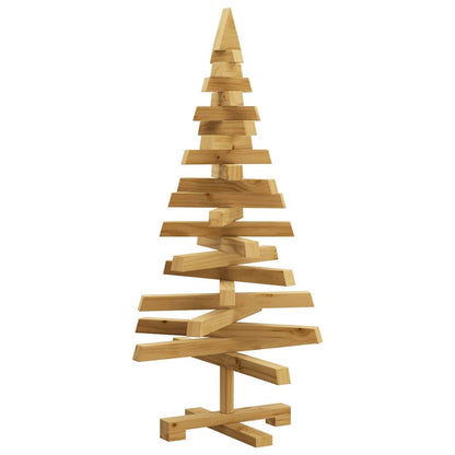 Alberi di Natale Marrone 90 cm Legno di pino massello