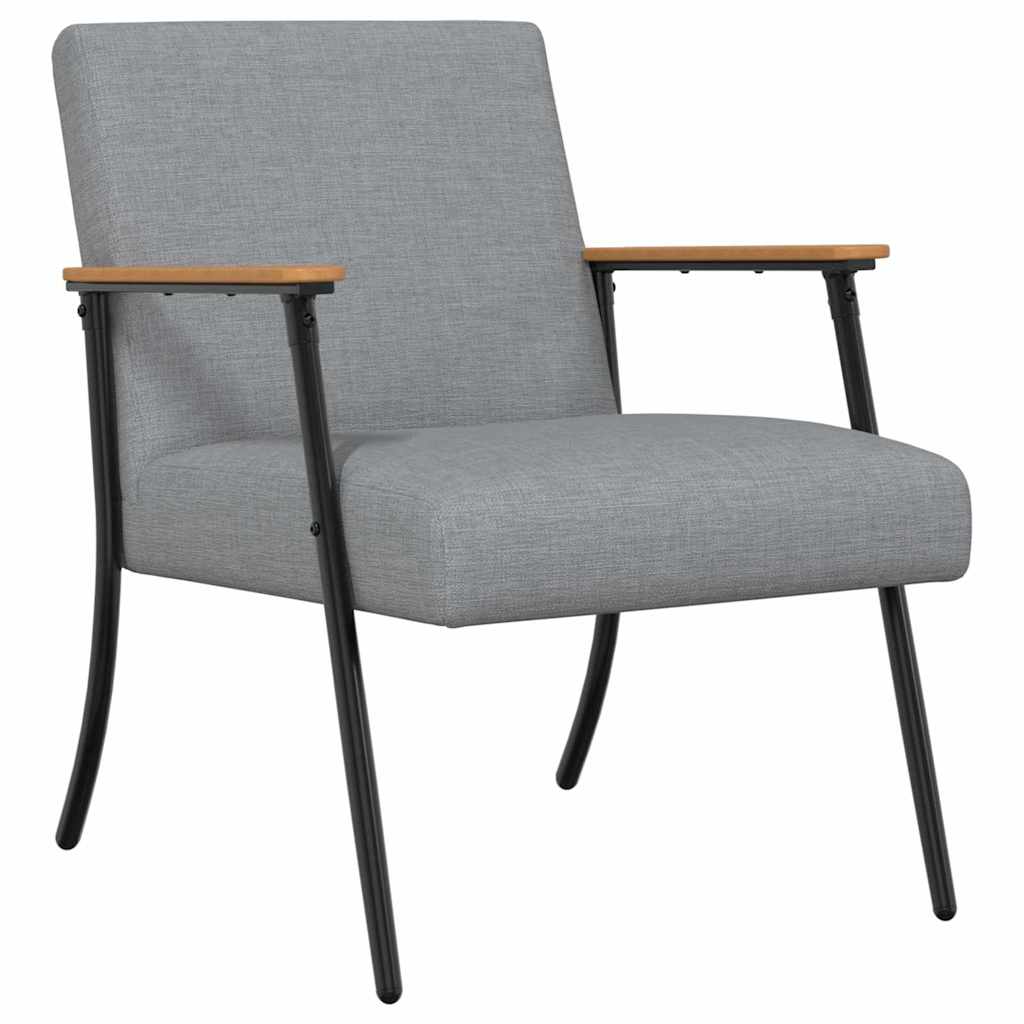 poltrona Grigio chiaro 59 x 75 x 78 cm Tessuto