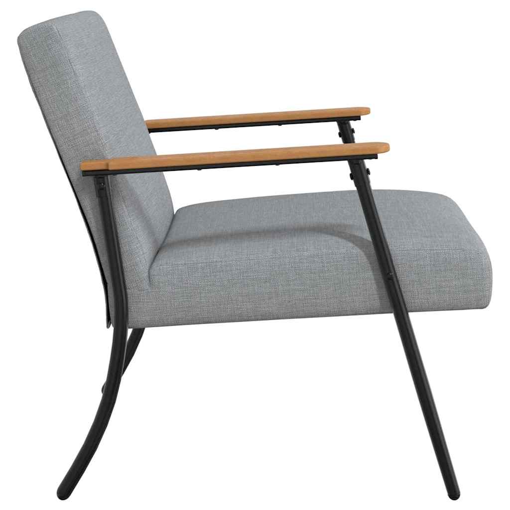poltrona Grigio chiaro 59 x 75 x 78 cm Tessuto