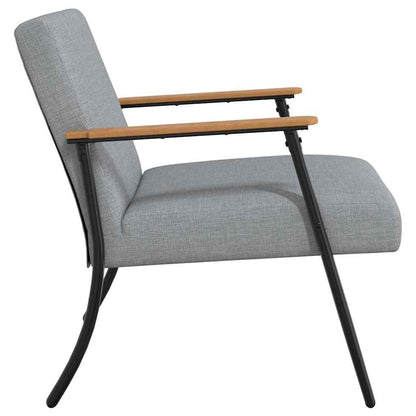 poltrona Grigio chiaro 59 x 75 x 78 cm Tessuto