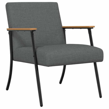 poltrona Grigio scuro 59 x 75 x 78 cm Tessuto