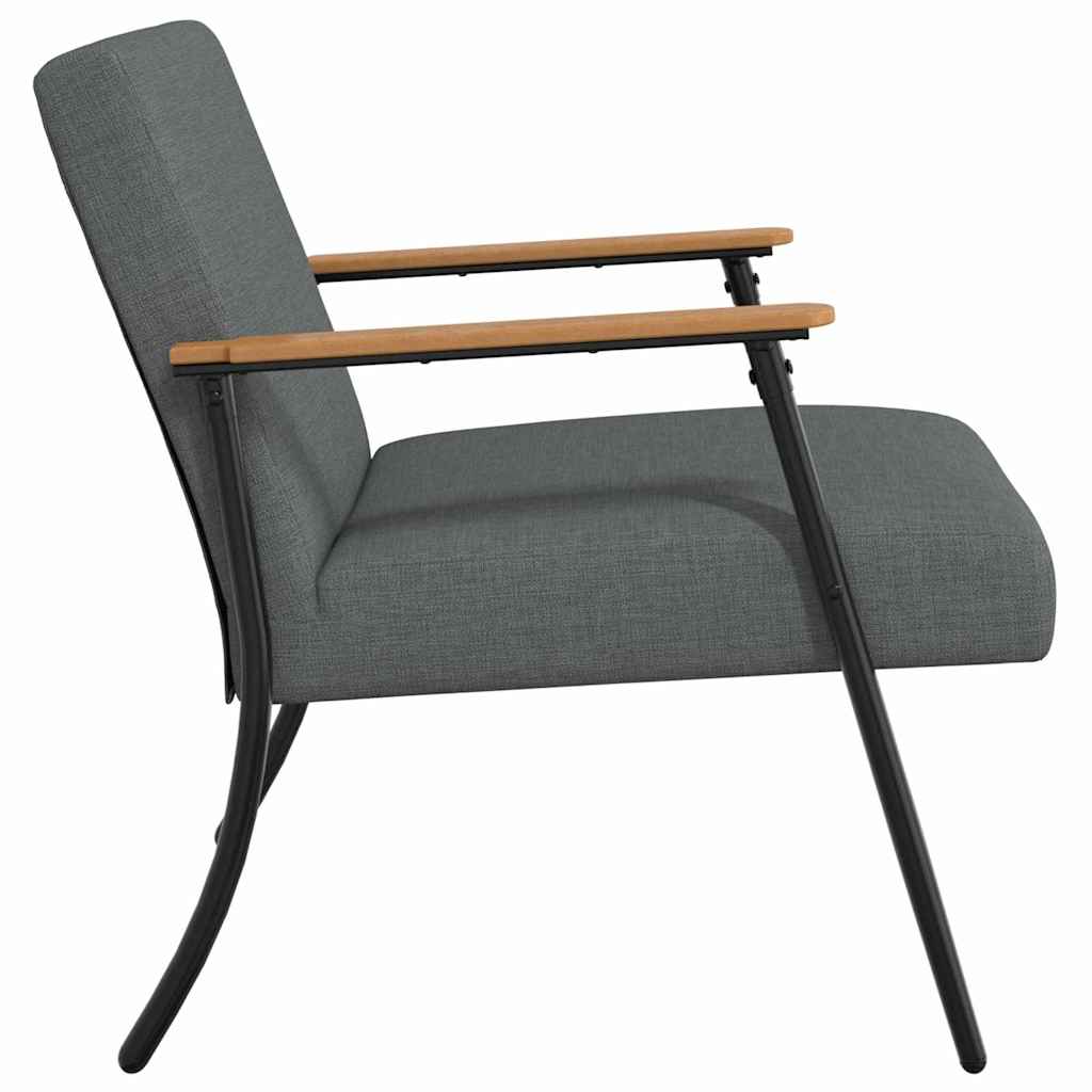 poltrona Grigio scuro 59 x 75 x 78 cm Tessuto