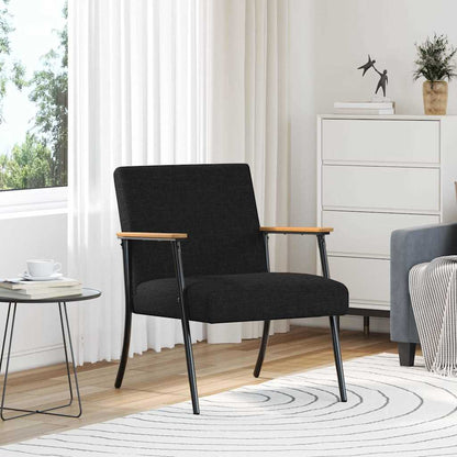 poltrona Nero 59 x 75 x 78 cm Tessuto