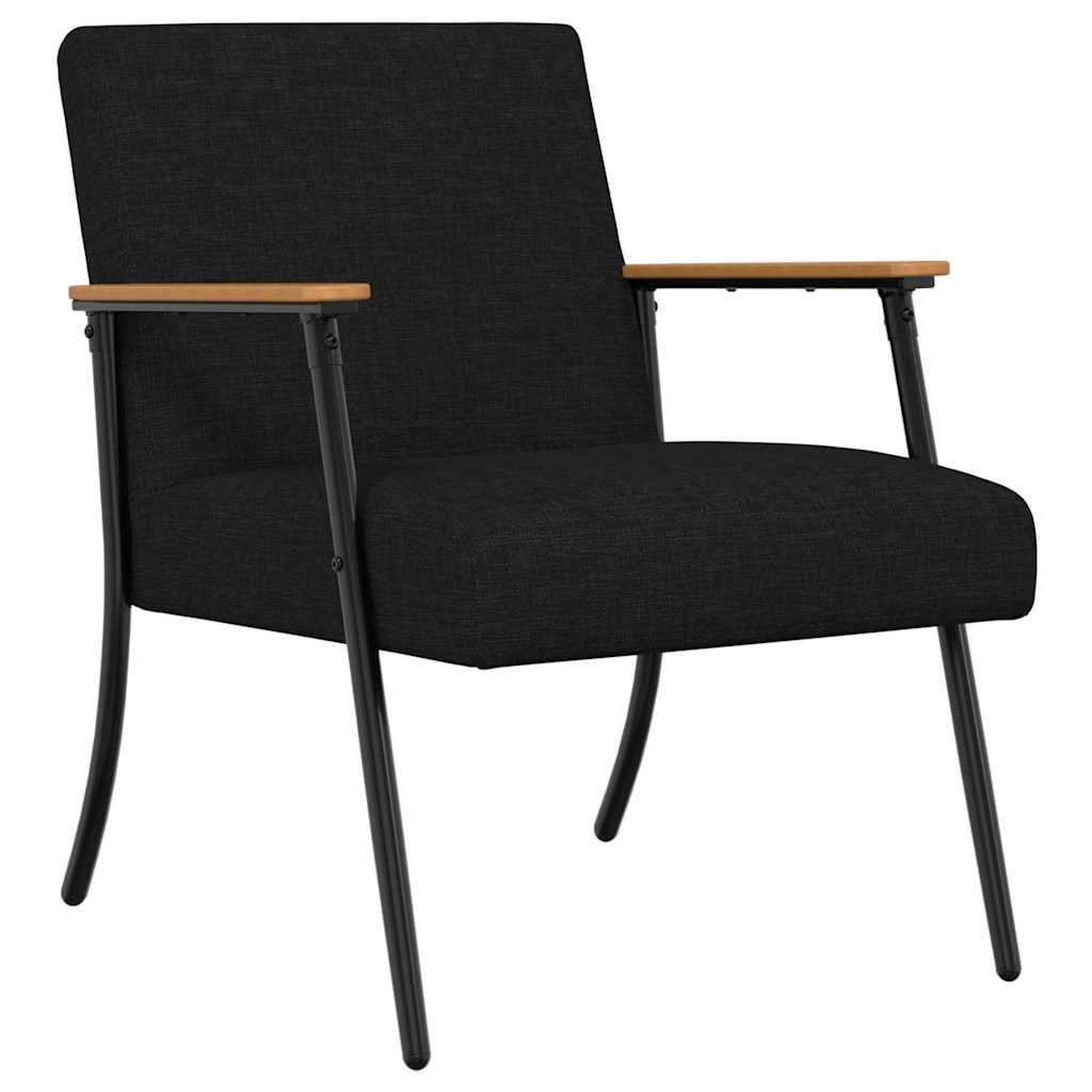 poltrona Nero 59 x 75 x 78 cm Tessuto