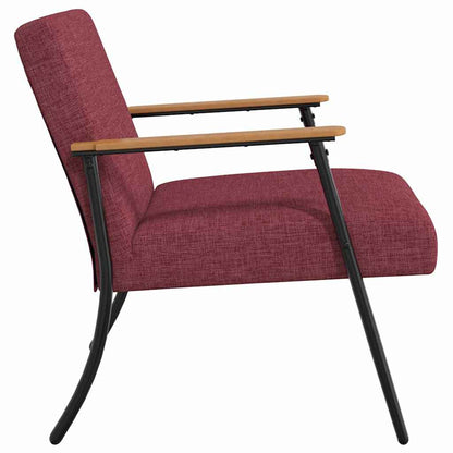 poltrona Rosso Vino 59 x 75 x 78 cm Tessuto