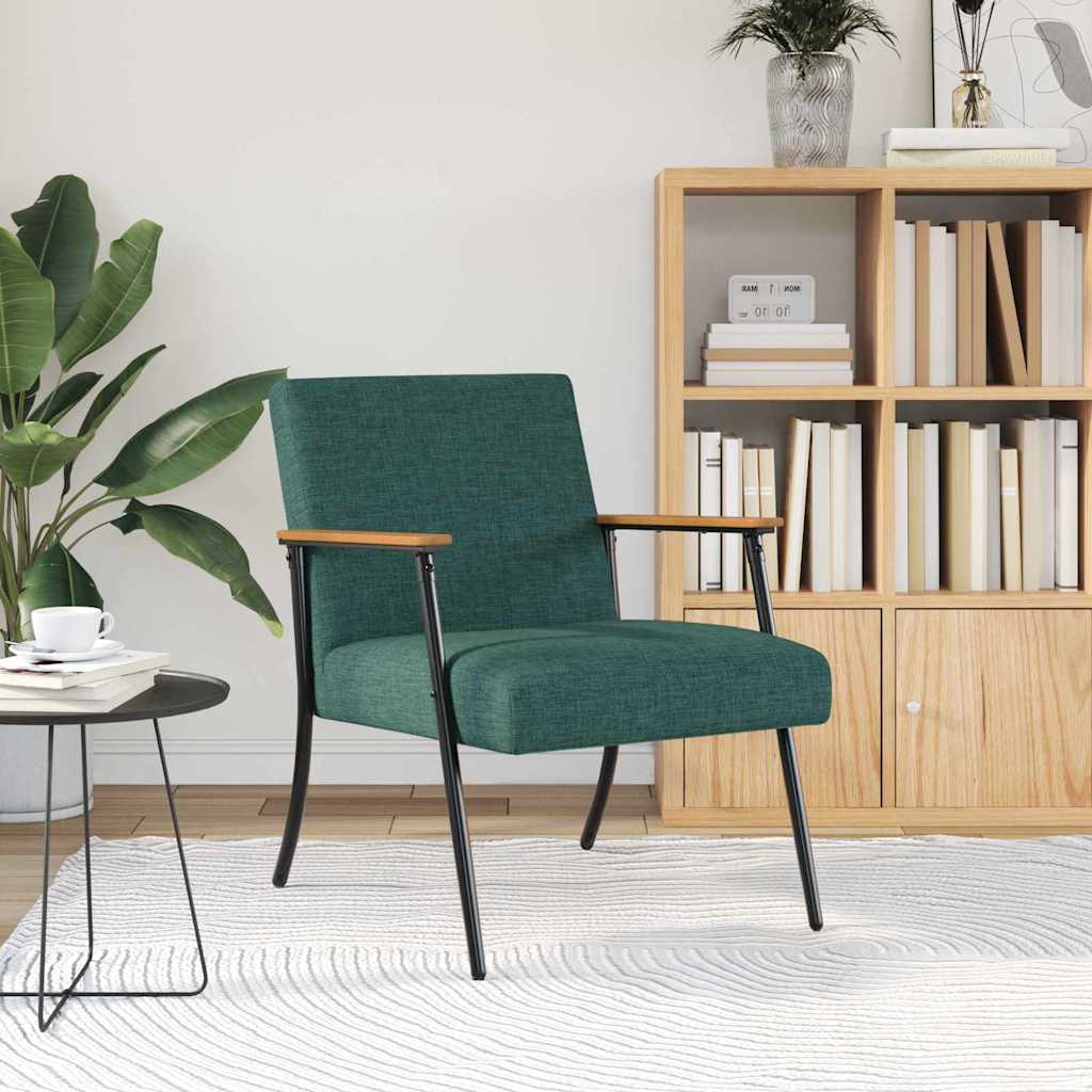 poltrona Verde Scuro 59 x 75 x 78 cm Tessuto