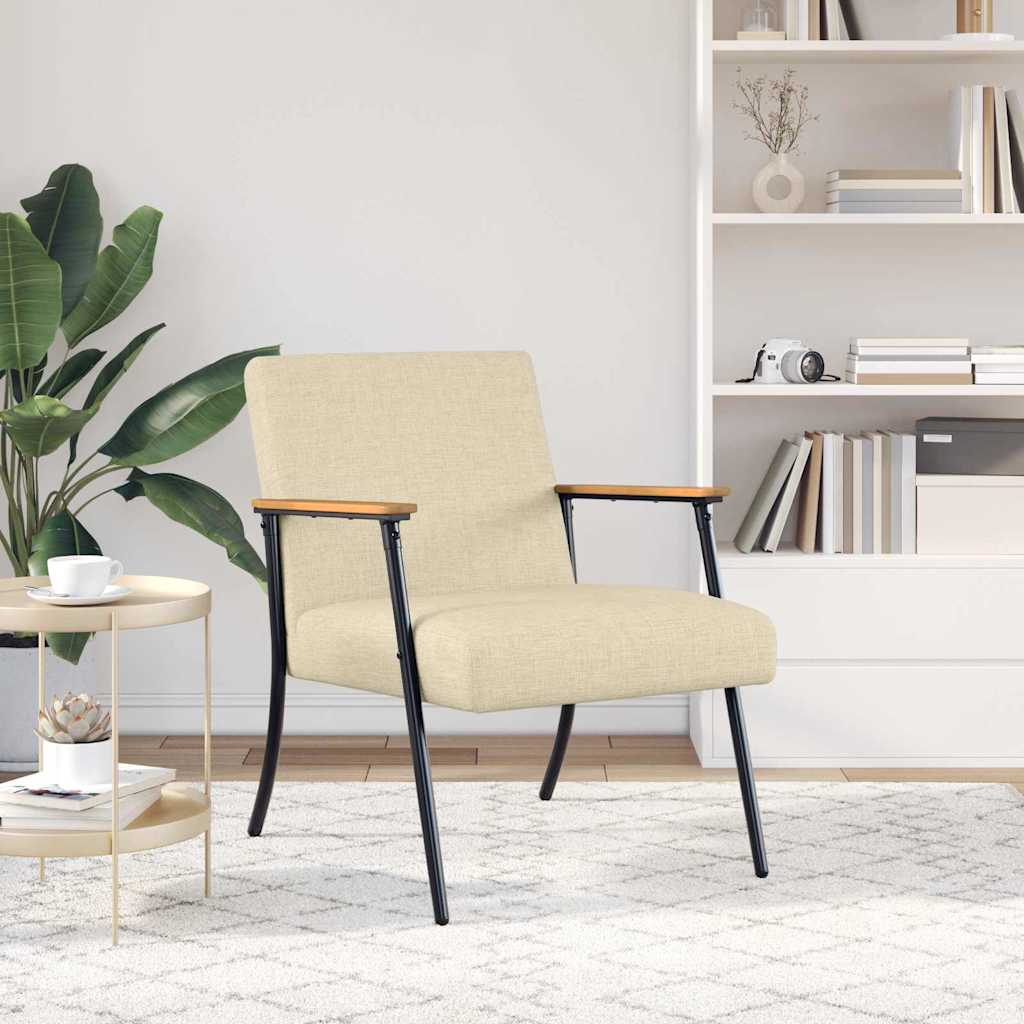 poltrona Crema 59 x 75 x 78 cm Tessuto